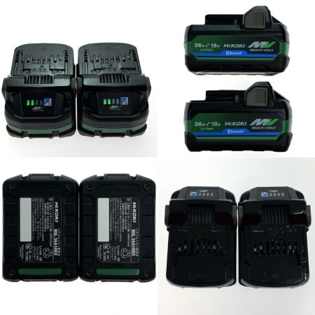  HiKOKI ハイコーキ 36V コードレスインパクトドライバ WH36DD 2XHLSZ グリーン 充電器・充電池2個・ケース付