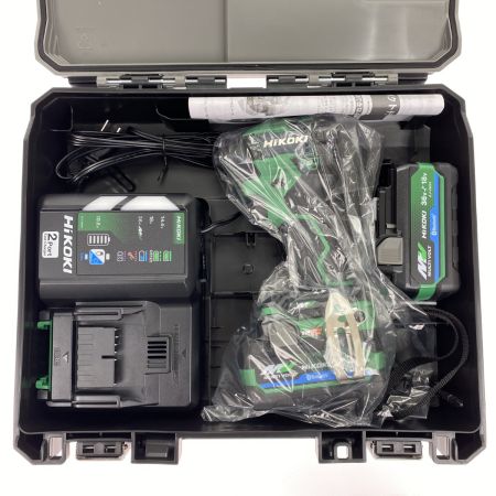  HiKOKI ハイコーキ 36V コードレスインパクトドライバ WH36DD 2XHLSZ グリーン 充電器・充電池2個・ケース付