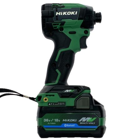 HiKOKI ハイコーキ 36V コードレスインパクトドライバ WH36DD 2XHLSZ グリーン 充電器・充電池2個・ケース付