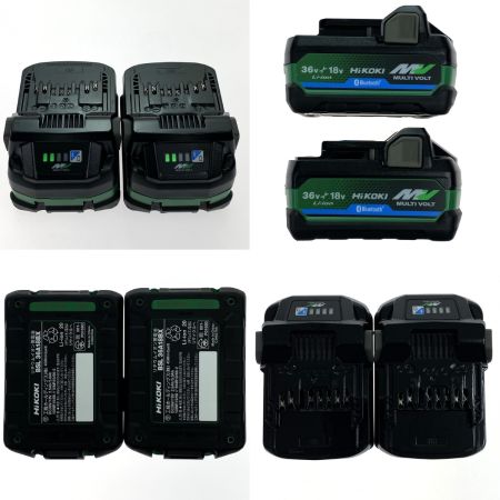  HiKOKI ハイコーキ 36V コードレスインパクトドライバ WH36DD 2XHLSZ グリーン 充電器・充電池2個・ケース付