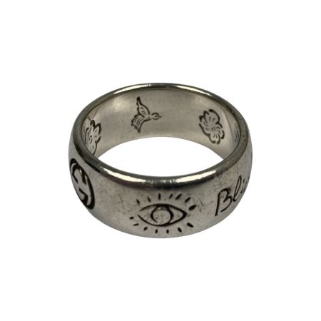  GUCCI グッチ BLIND FOR LOVE ブラインドフォーラブ シルバーリング 約19号 Ag925 本体のみ