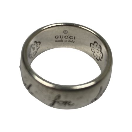  GUCCI グッチ BLIND FOR LOVE ブラインドフォーラブ シルバーリング 約19号 Ag925 本体のみ
