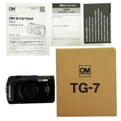 ## OMデジタルソリューションズ コンパクトデジタルカメラ TG-7 IM032 ブラック BJPA92300 Bランク