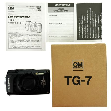  OMデジタルソリューションズ コンパクトデジタルカメラ TG-7 IM032 ブラック BJPA92300