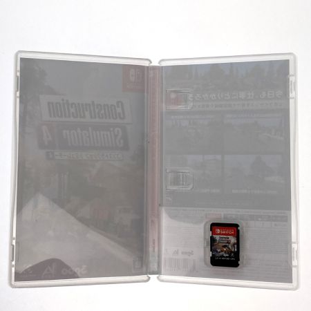  Nintendo ニンテンドウ Switchソフト コンストラクション シミュレーター 4 ケース付き