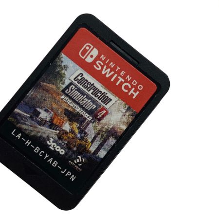 Nintendo ニンテンドウ Switchソフト コンストラクション シミュレーター 4 ケース付き