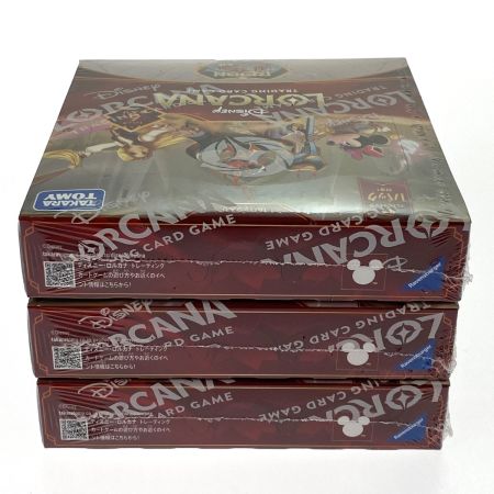   ディズニー・ロルカナ・TCG 日本語版 ブースターパック ジャファーの王権 3BOXセット 未開封品 シュリンク付き