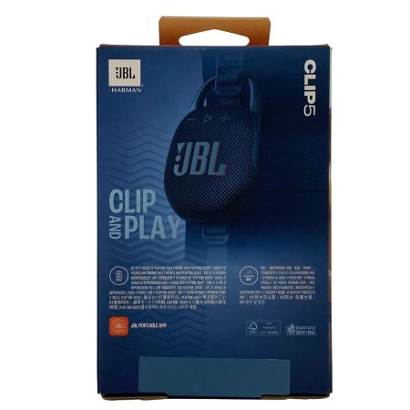  JBL ジェー・ビー・エル CLIP5 Bluetoothスピーカー JBLCLIP5BLU ブルー 未開封品