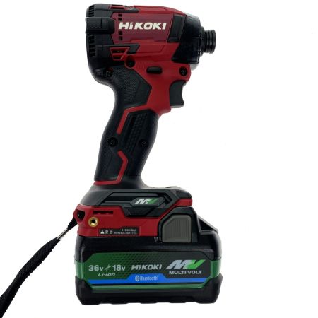  HiKOKI ハイコーキ 36V コードレスインパクトドライバ WH36DD 2XHRSZ レッド 充電器・充電池2個・ケース付