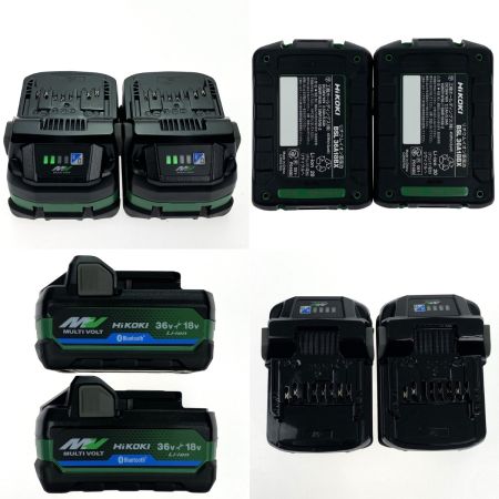  HiKOKI ハイコーキ 36V コードレスインパクトドライバ WH36DD 2XHRSZ レッド 充電器・充電池2個・ケース付