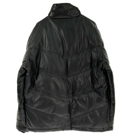  Oliver Brown オリバーブラウン レザーダウンジャケット 11271 ブラック LLサイズ メンズ