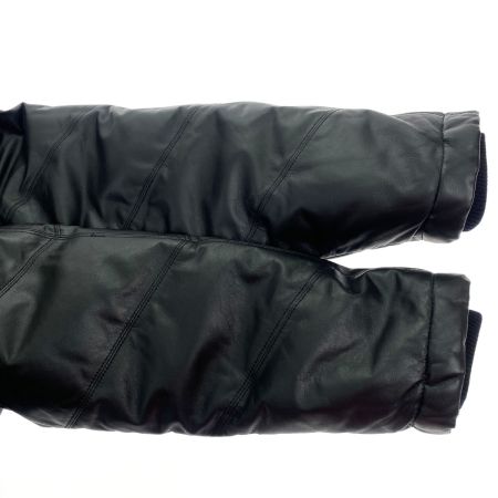  Oliver Brown オリバーブラウン レザーダウンジャケット 11271 ブラック LLサイズ メンズ