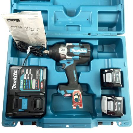  MAKITA マキタ 40V 充電式インパクトレンチ TW001G 動作確認済み 充電器・充電池2個・ケース付
