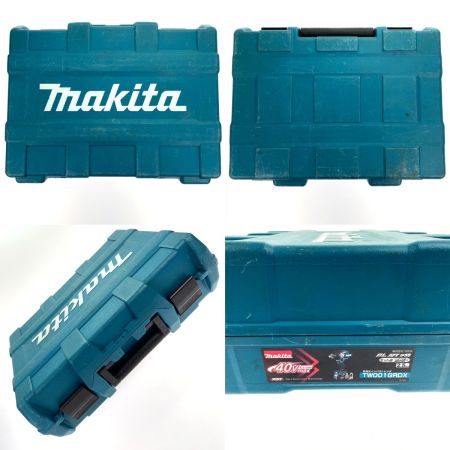  MAKITA マキタ 40V 充電式インパクトレンチ TW001G 動作確認済み 充電器・充電池2個・ケース付