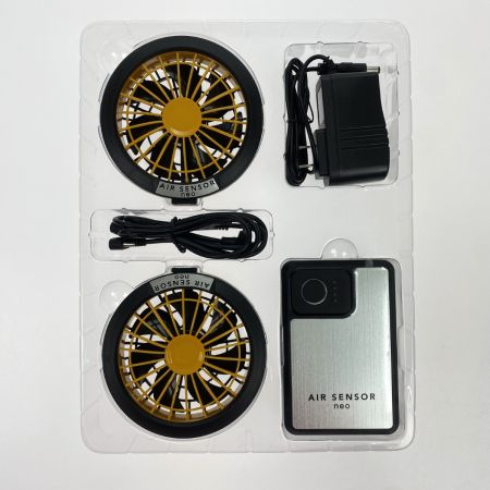  クロダルマ エアーセンサー ネオ KS-200-1 限定カラーイエロー ファンバッテリーフルセット 空調服用 未使用品