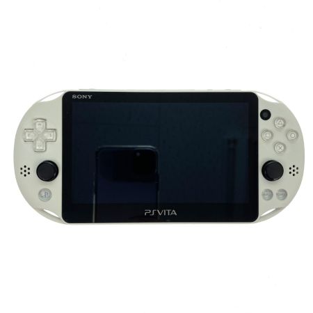 SONY ソニー PS Vita 本体 PCH-2000 ホワイト ケース付き 動作確認済み
