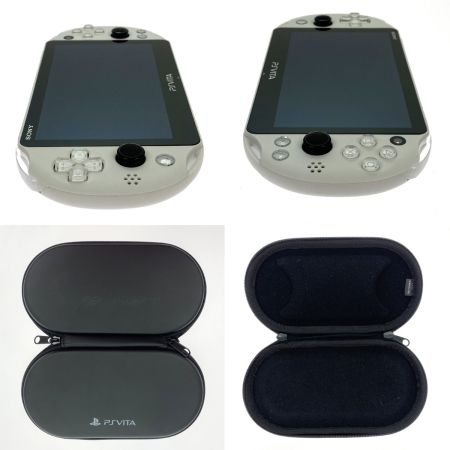  SONY ソニー PS Vita 本体 PCH-2000 ホワイト ケース付き 動作確認済み