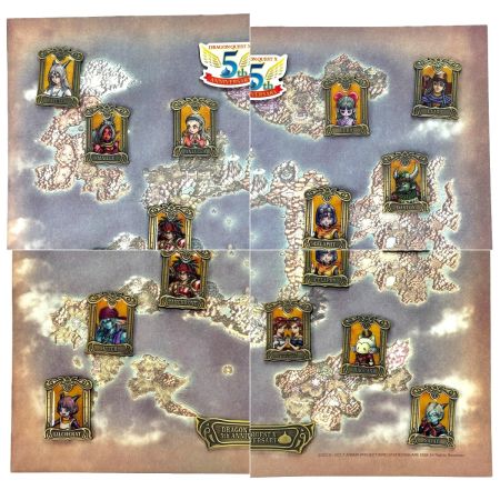   ドラゴンクエストX 5周年記念ピンズセット