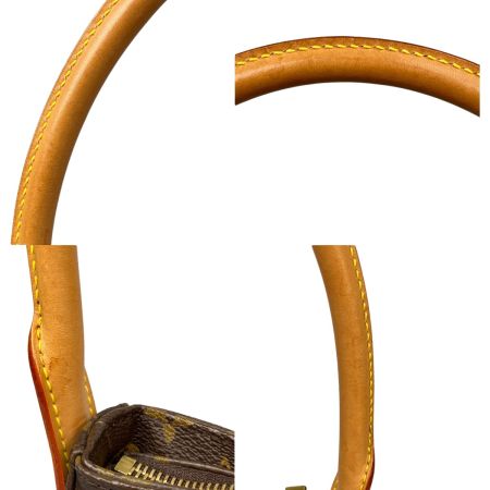  LOUIS VUITTON ルイヴィトン モノグラム ルーピングMM ハンドバッグ M51146 ブラウン