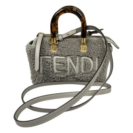  FENDI フェンディ バイザウェイ ミニ 2Wayショルダーバッグ  8BS067 ALP2 グレー