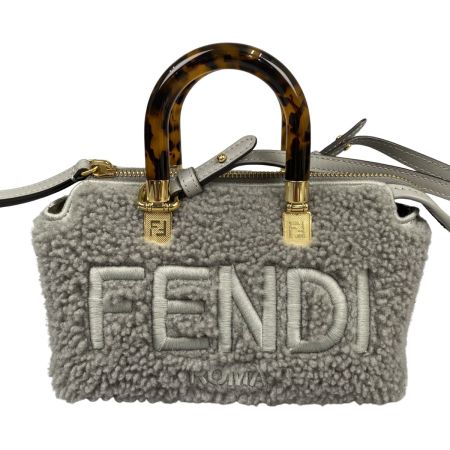  FENDI フェンディ バイザウェイ ミニ 2Wayショルダーバッグ  8BS067 ALP2 グレー
