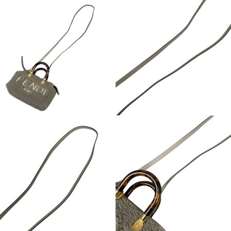  FENDI フェンディ バイザウェイ ミニ 2Wayショルダーバッグ  8BS067 ALP2 グレー