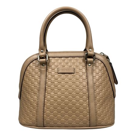  GUCCI グッチ マイクログッチシマ 2WAYハンドバッグ 449654 BMJ1G ベージュ