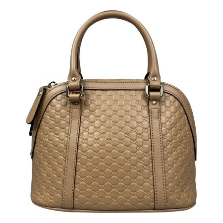  GUCCI グッチ マイクログッチシマ 2WAYハンドバッグ 449654 BMJ1G ベージュ