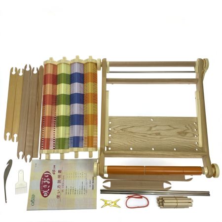  clover クローバー 手織り機 咲きおり 40cm 別売りパーツ付