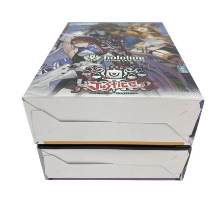   ホロライブ オフィシャルカードゲーム スタートデッキ 推し Advent/Justiceセット 未開封品