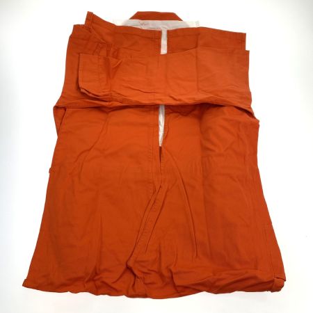  山田辰 Auto-bi つなぎ服 2600 オレンジ 3Lサイズ 長袖 綿100%