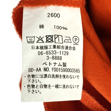  山田辰 Auto-bi つなぎ服 2600 オレンジ 3Lサイズ 長袖 綿100%