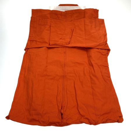  山田辰 Auto-bi つなぎ服 2600 オレンジ 3Lサイズ 長袖 綿100%