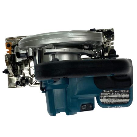  MAKITA マキタ 18V 165mm 充電式マルノコ 本体のみ HS631DZS 青 厚切りモデル チップソー付