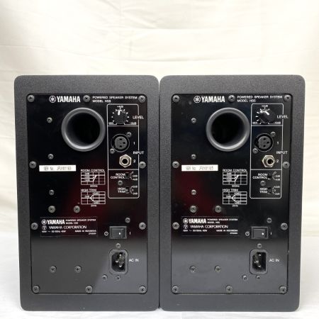  YAMAHA ヤマハ パワードスタジオモニタースピーカー HS5 ブラック ペア