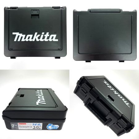  MAKITA マキタ 14.4V充電式インパクトドライバ TD160D ブラック 動作確認済 充電器・充電池1個・ケース付