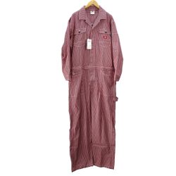 ## Dickies ディッキーズ ストレッチヒッコリーツナギ D-716 レッド 3Lサイズ Aランク