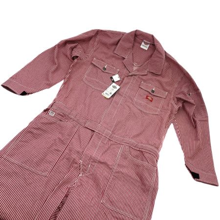  Dickies ディッキーズ ストレッチヒッコリーツナギ D-716 レッド 3Lサイズ
