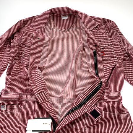  Dickies ディッキーズ ストレッチヒッコリーツナギ D-716 レッド 3Lサイズ