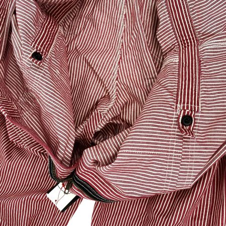  Dickies ディッキーズ ストレッチヒッコリーツナギ D-716 レッド 3Lサイズ
