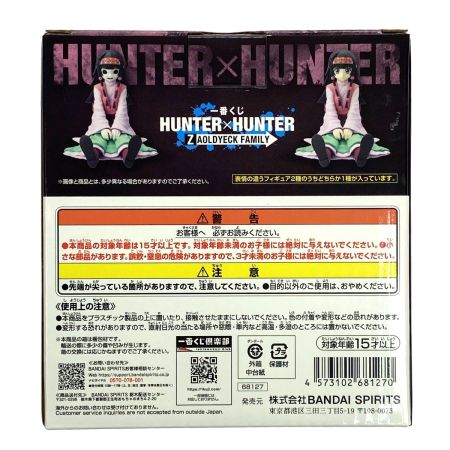   一番くじ HUNTER×HUNTER E賞 アルカ=ゾルディック/ナニカ MASTERLISE ナニカ 外箱開封・内袋未開封