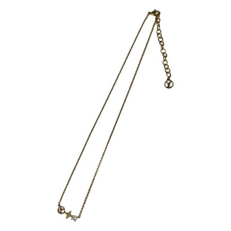  LOUIS VUITTON ルイヴィトン ネックレス・プティ・ルイ 約35cm-40cm 香水の匂い有  MO0368 ゴールド