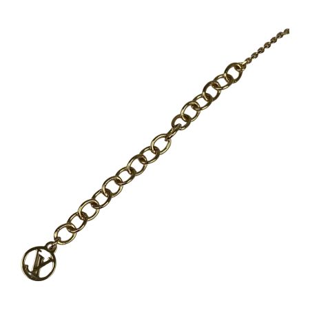  LOUIS VUITTON ルイヴィトン ネックレス・プティ・ルイ 約35cm-40cm 香水の匂い有  MO0368 ゴールド