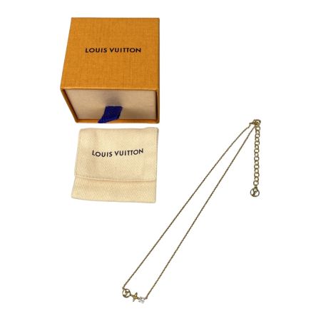  LOUIS VUITTON ルイヴィトン ネックレス・プティ・ルイ 約35cm-40cm 香水の匂い有  MO0368 ゴールド