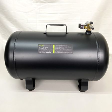  ミナト アルミ製 エアサブタンク CPT-391AL ブラック 容量39L/エアーコンプレッサー用