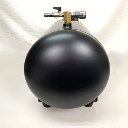  ミナト アルミ製 エアサブタンク CPT-391AL ブラック 容量39L/エアーコンプレッサー用