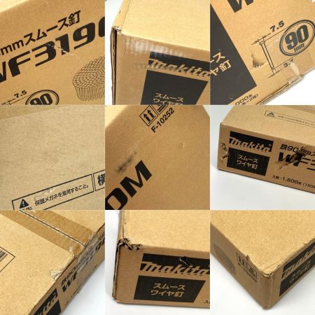  MAKITA マキタ スムース ワイヤ釘 WF3190M 鉄90mm WF3190M 4500本（3000本+1500本）