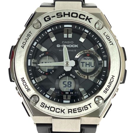 CASIO カシオ G-SHOCK 腕時計 タフソーラー 電波ソーラー アナデジ G-STEEL GST-W110-1AJF