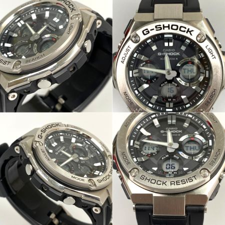 CASIO カシオ G-SHOCK 腕時計 タフソーラー 電波ソーラー アナデジ G-STEEL GST-W110-1AJF