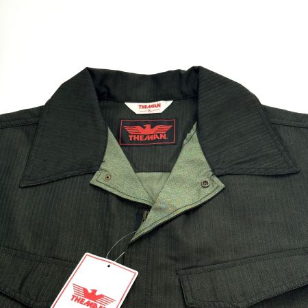  山田辰 つなぎ作業服 THE MAN 91-ATO-2 BC クロ 3Lサイズ 長袖 ツヅキ服 オールシーズン